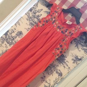 Embroidered summer dress